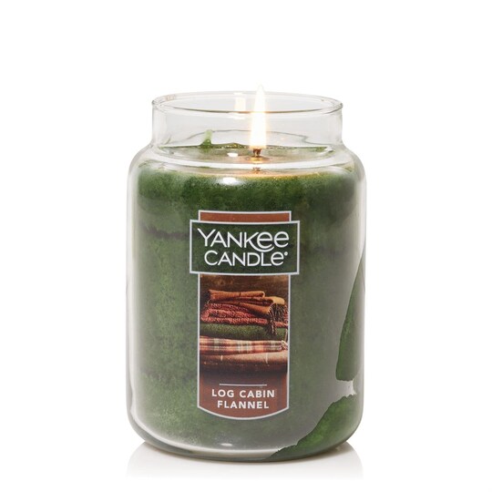 Yankee Candle Original Jar Candle - Log Cabin Flannel - Large